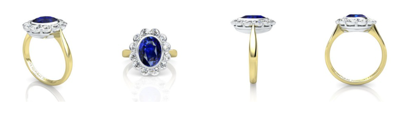 Now Offering Penelope Cruz's Sapphire Engagement Ring Replica