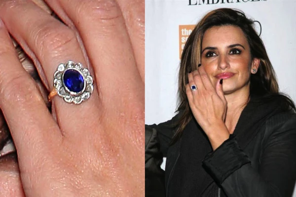 Now Offering Penelope Cruz's Sapphire Engagement Ring Replica