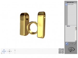 3D view of sapphire model