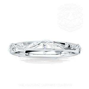 Blue Sapphire Ring Band Blue Sapphire Ring Band