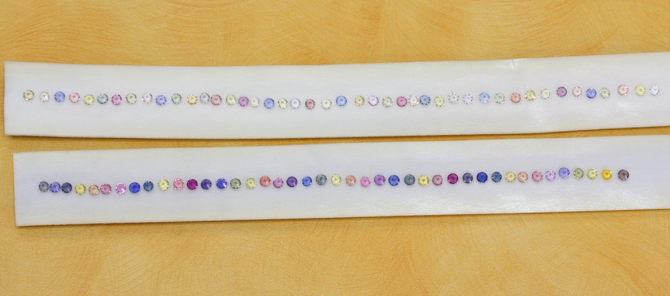 Colorful Sapphire Bracelets Colorful Sapphire Bracelets