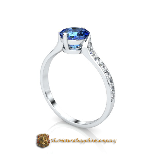 Custom Blue Sapphire Ring