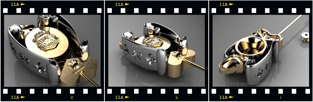 Custom Tie Pin Creation Stages Seven through Nine