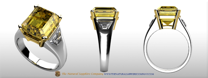 Custom made Purple Sapphire Ring 2