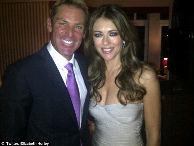 Elizabeth Hurley’s Blue Sapphire Engagement Ring
