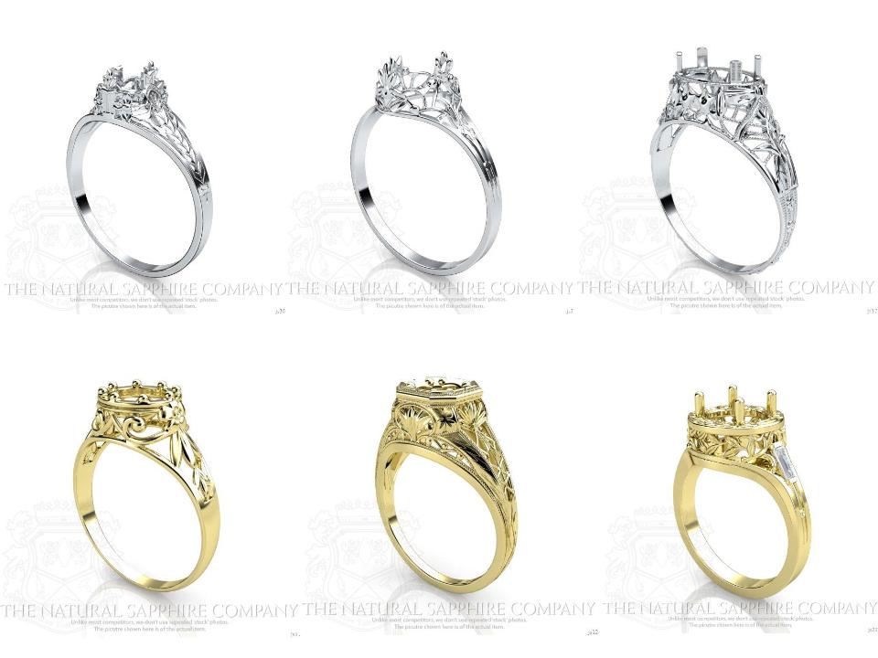 Floral-Engagment-Ring-Setting-White-Gold-Yellow-Gold