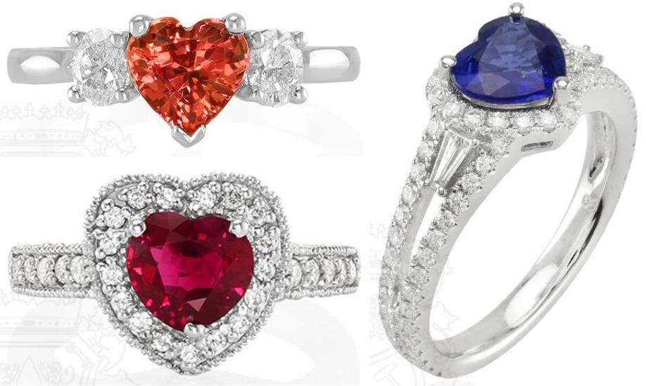 Heart-Shaped-Sapphire-Engagment-Rings