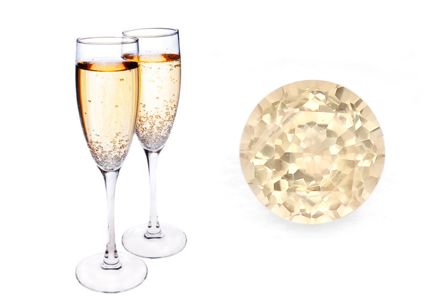 Natural Champagne Sapphires
