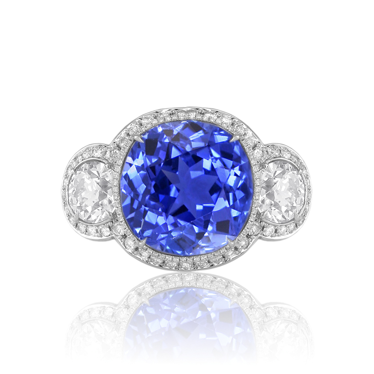 Magnificent New Natural Untreated Blue Sapphire Ring