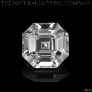 Asscher Cut White Sapphire Asscher Cut White Sapphire