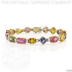 Natural_Sapphire_Jewelry_Bracelet_Various_Multi-Color