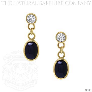 Natural_Sapphire_Jewelry_Earring_Oval_Dark_Blue