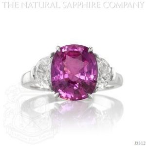 Pink Sapphire Ring  Pink Sapphire Ring