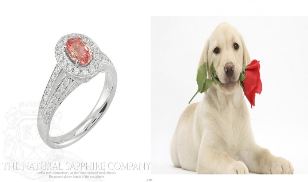 Oval-Padparadscha-Diamond-Ring