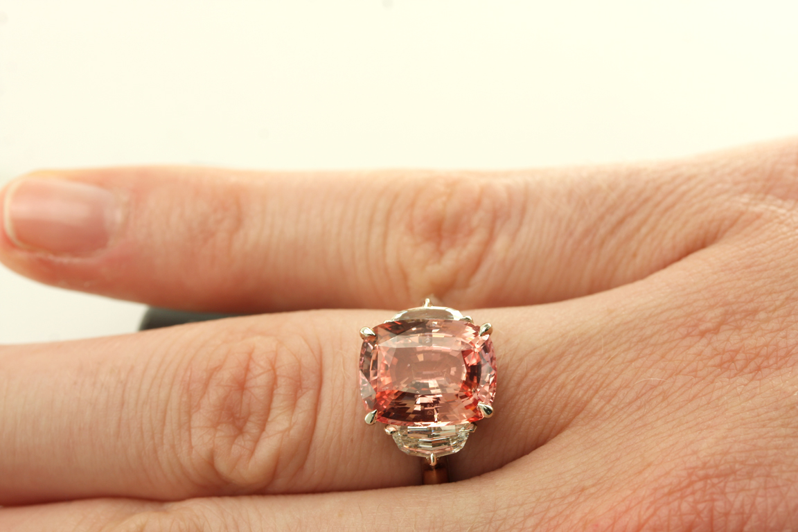 Padparadscha Ring