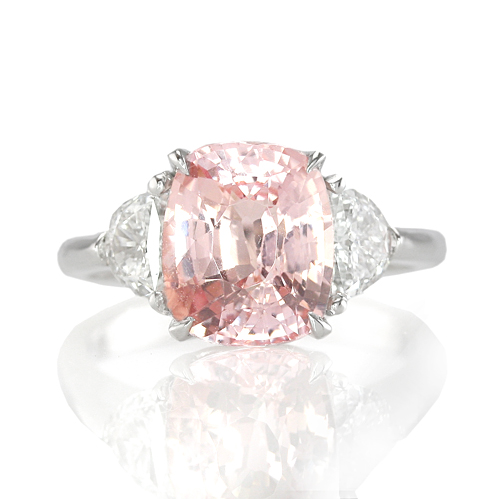 Padparadscha Sapphire Ring