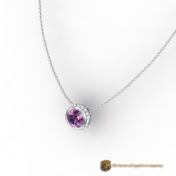 All Women Look Pretty In Pink…. Sapphires That Is