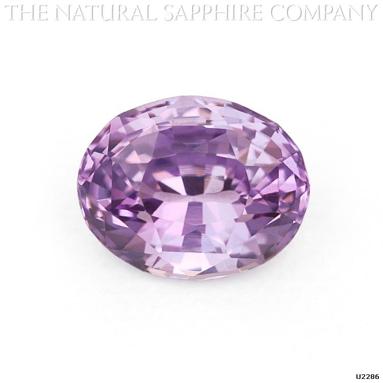 U2286 is a gorgeous Natural Oval Violet Sapphire
