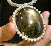 black star sapphire pendant