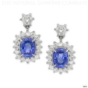blue sapphire earrings