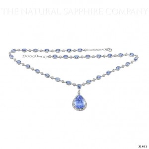 blue sapphire necklace