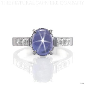 blue star sapphire ring