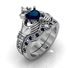 Claddagh Sapphire Rings: Perfect For Bridal