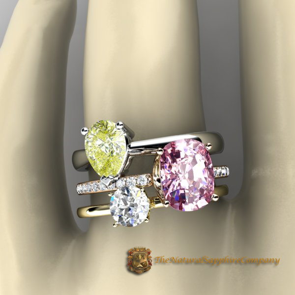 different color sapphire rings