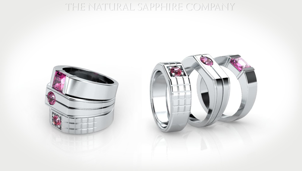 Real Men Wear Pink Sapphires