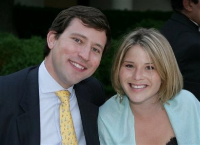 Henrt Hager and Jenna Bush