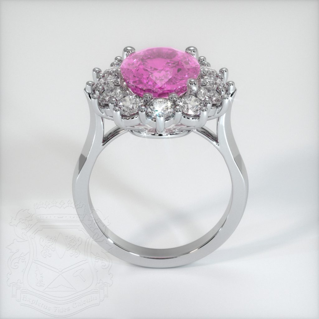 lady gaga pink sapphire ring
