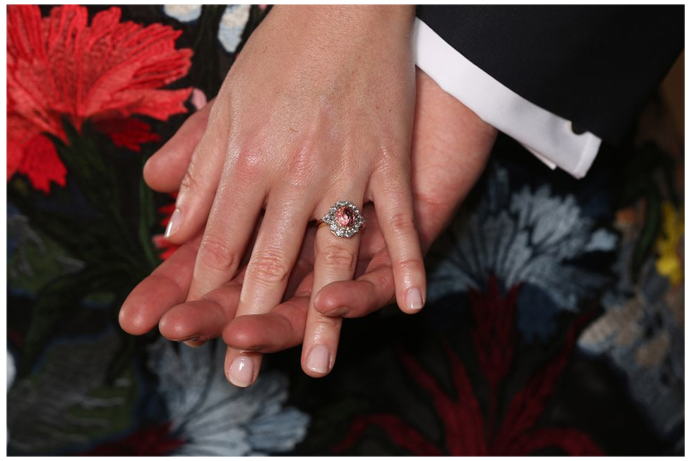 Details On Princess Eugenie&#8217;s Padparadscha Sapphire Engagement Ring