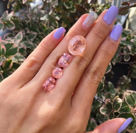 Explore the Pantone Color of the Year for 2019 Living Coral in Natural Sapphires