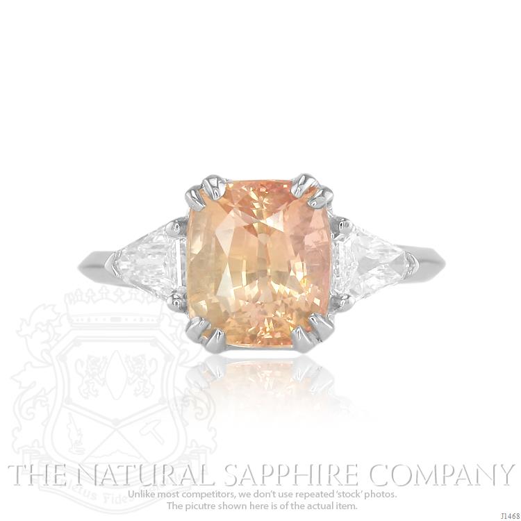 Peach Sapphire : Why Everyone Wants A Peach Colored Engagement Ring