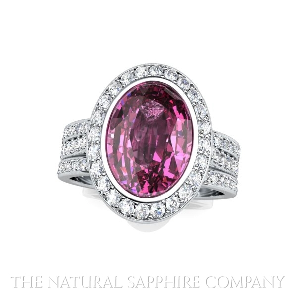 pink sapphire ring view 2