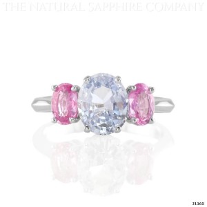 pink sapphire ring
