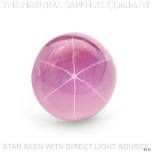 pink star sapphire