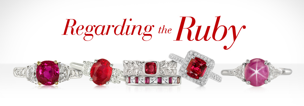 ruby, star and pink sapphire rings