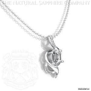 sapphire pendant
