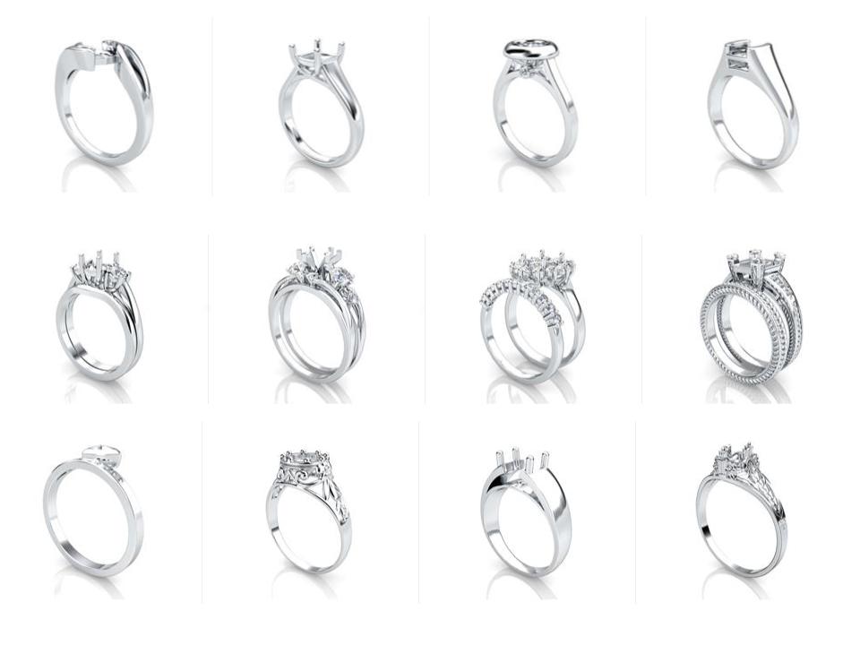 Rings Settings  shadow-bands-engagment-ring-settings
