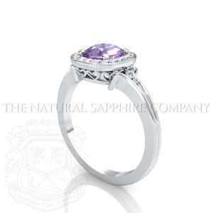 unique purple sapphire ring view 2