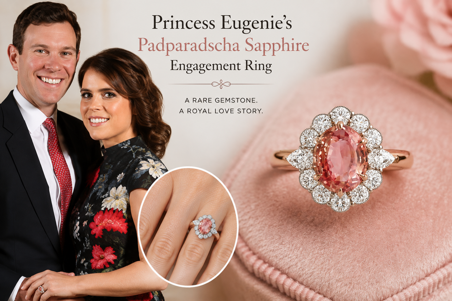 Princess Eugenie’s Padparadscha Ring